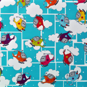 Roos mooier cadeaupapier helicopter 50cm x 200mtr 80gr/m² V