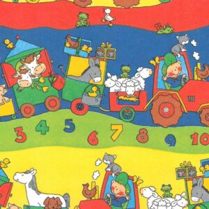 Roos Mooier Cadeaupapier regulier trein 40cm x 200mtr 60gr/m² KE