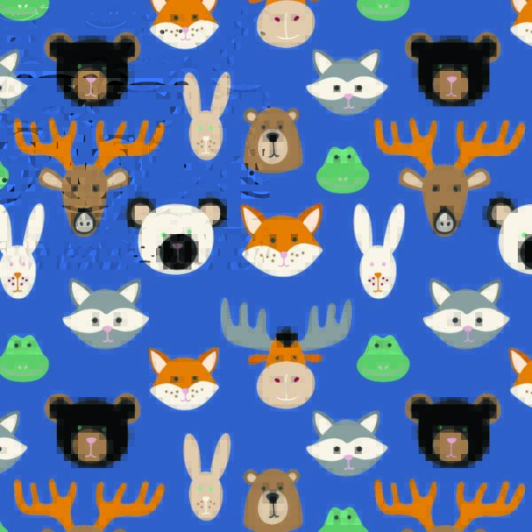 Roos Mooier Cadeaupapier Animalworld 40cm x 200mtr 70gr/m² KE