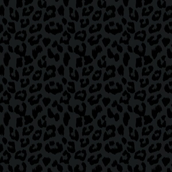 Roos Mooier Cadeaupapier Leopard Black/Black 30cm x 150mtr 80gr/m²