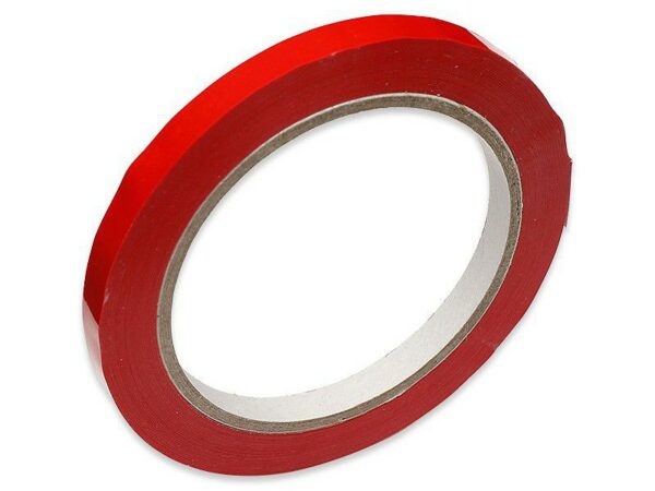 Rolls4u.nl zakken sluiters tape rood 9 mm x 66 mtr per BE 5 stuks