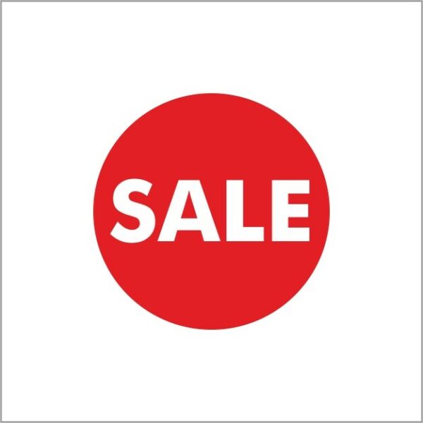 Roos Mooiere sticker rond sale 35mm 500 stuks