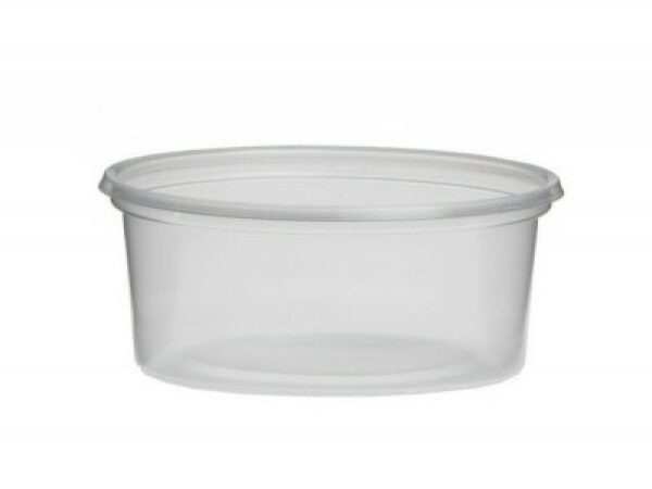 PP Bakjes rond 200 cc 101x101x46 1000 stuks