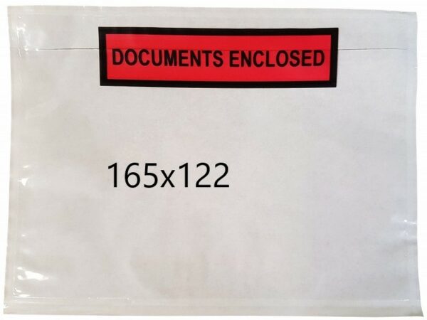 Paklijst enveloppen CP5 165 x 122mm doc.enclosed 100 stuks
