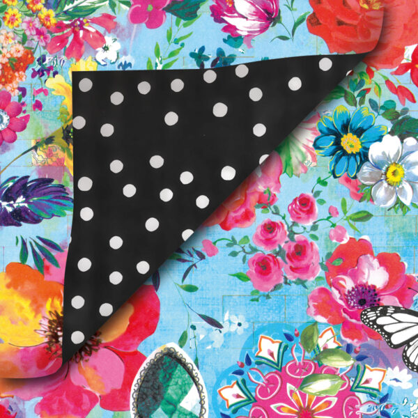 Roos Mooier Cadeaupapier Duo Melli Mello 30cm x 200mtr 80 gr KE810