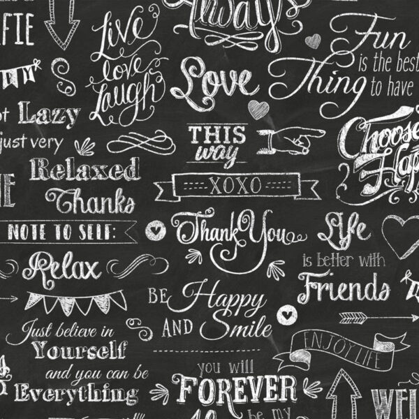 Roos Mooier Cadeaupapier Schoolbord Zwart 60cm x 200meter 70gr/m² KE915