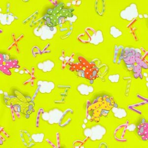 Roos Mooier cadeaupapier Luxe Baby Helicopter  70cm x 200mtr 70GR KE973