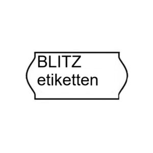 Blitz Etiketten 26x12 permanent 1500 st/ per rol/ C6 C8