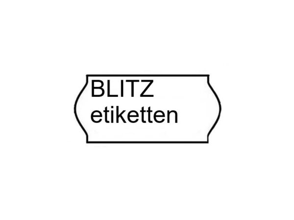 Blitz Etiketten 26x16 permanent 1100 st/ per rol/ C6 C8 S14 M5