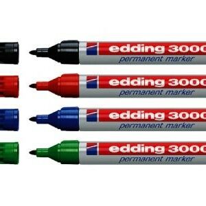 Edding Viltstift 3000 rond 1.5mm-3mm Groen prijs per stuk