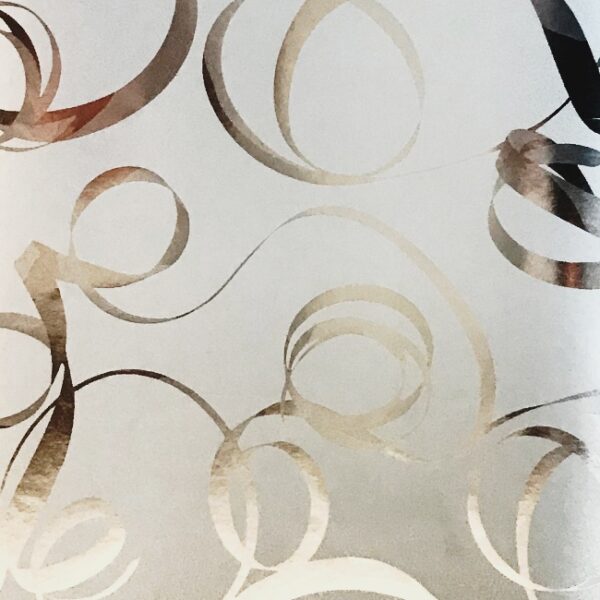 Roos Mooier Cadeaupapier Gemetaliseerd Fantasy 30cm x 150 meter 75gr/m² H2014