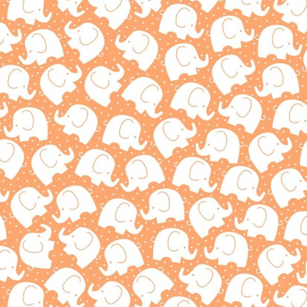 Roos Mooier Cadeaupapier Babyfant Pink 50cm x 200meter 80gr/m² K