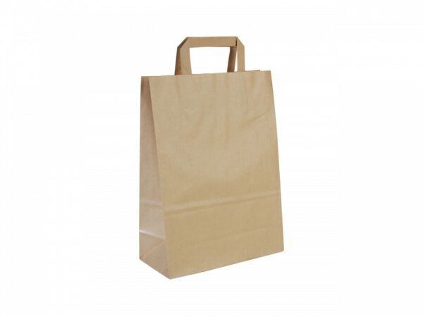 Roos Top Kraft tas 19 + 8 x 25 cm 250 per stuk