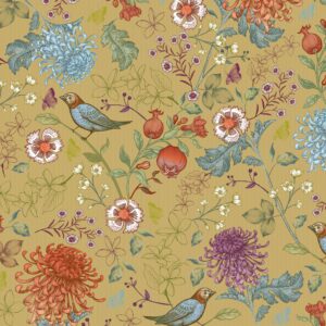Roos Mooier Cadeaupapier Birdy-Blossom 40cm x 250meter 60gr/m² K