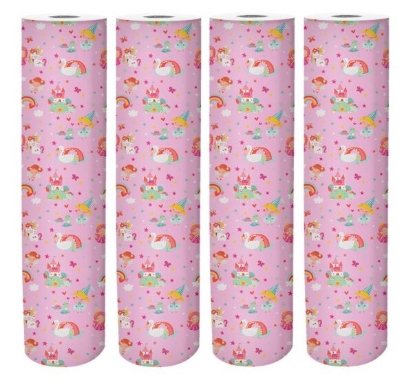 Roos Mooier cadeaupapier Sprookjes 50cm x 150meter 80gr/m² V - Afbeelding 2