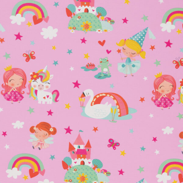 Roos Mooier cadeaupapier Sprookjes 30cm x 150meter 80gr/m² V