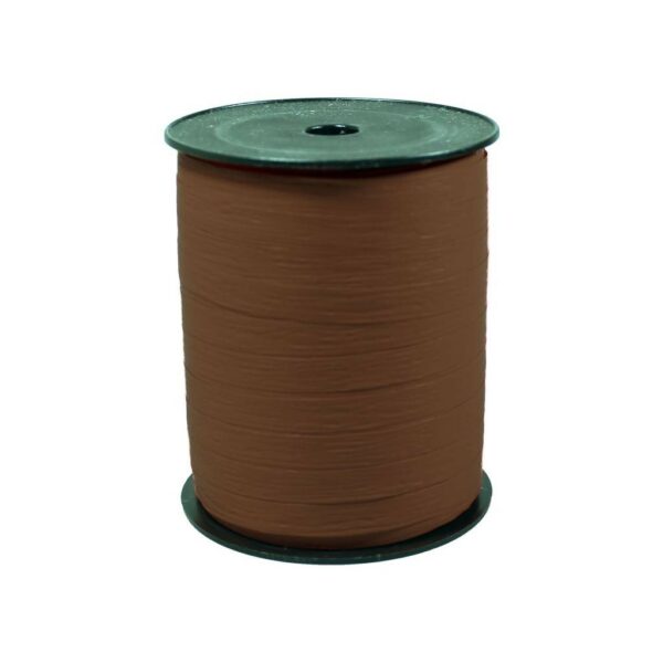 Roos Krullint Paperlook Bruin 10 mm x 250meter