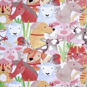 Roos Mooier Cadeaupapier Dierenparadijs 50cm x 200 meter 70gr/m²
