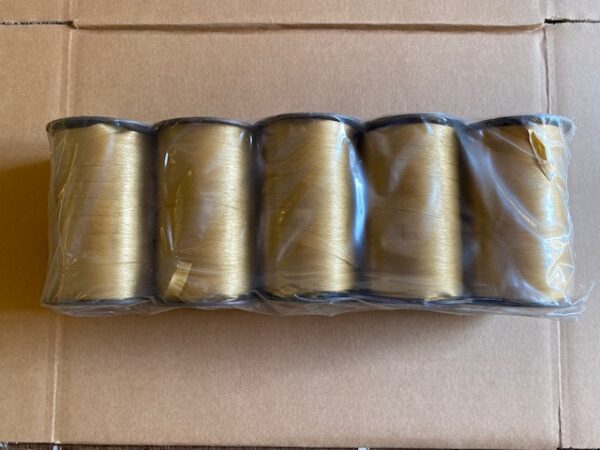 Roos Mooier Cadeau lint Paperlook 7½ mm GOUD 185meter
