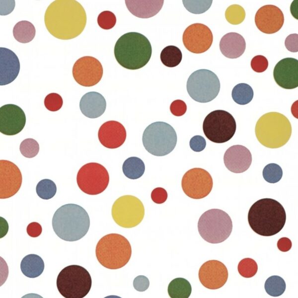 Roos Mooier Cadeaupapier Full Color Summer dots 50cm x 250 mtr 70gr/m² RO