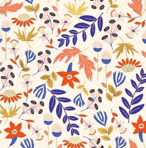 Roos Mooier Cadeaupapier Bloem & Blad 40 cm x 200 meter KE
