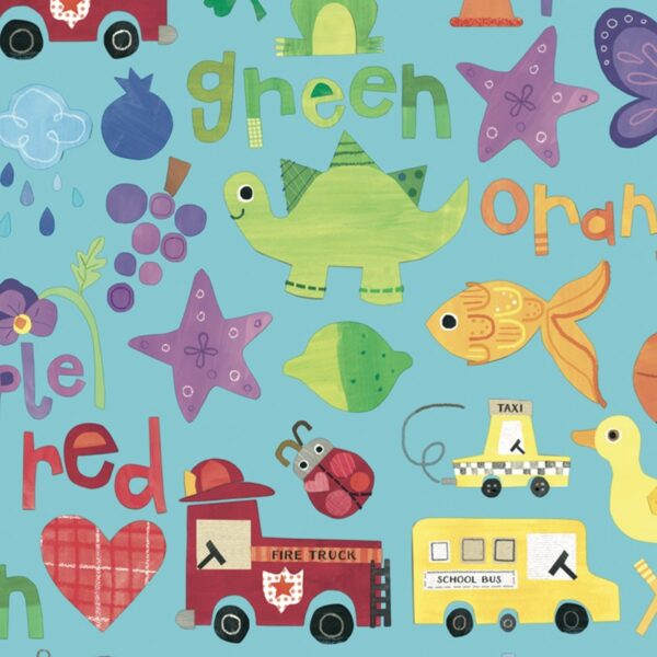 Roos Mooier Cadeaupapier de Kleurdieren 50cm x 150meter V