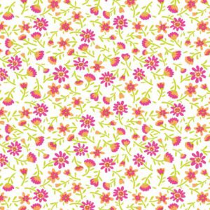 Roos Mooier Cadeaupapier Bloemen roze 50cmx200m