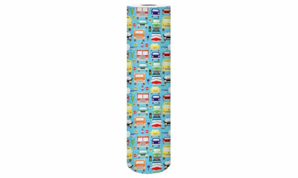Roos Mooier Cadeaupapier Vervoermiddel 30cmx150m - Afbeelding 2