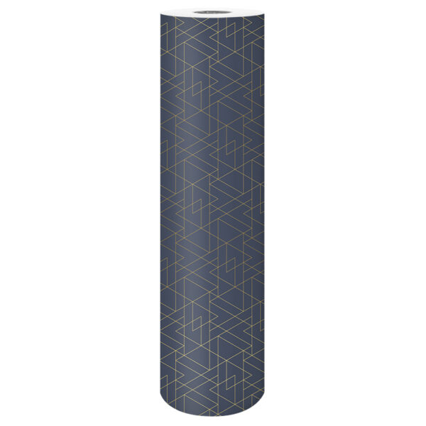 Roos Mooier Cadeaupapier Luxe grijs-blauw 30cmx200m - Afbeelding 2