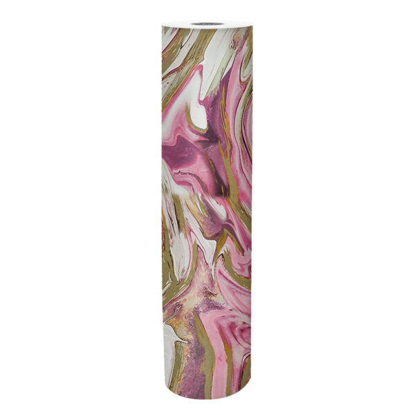 Roos Mooier Cadeaupapier Marmer paars 30cmx150m - Afbeelding 2