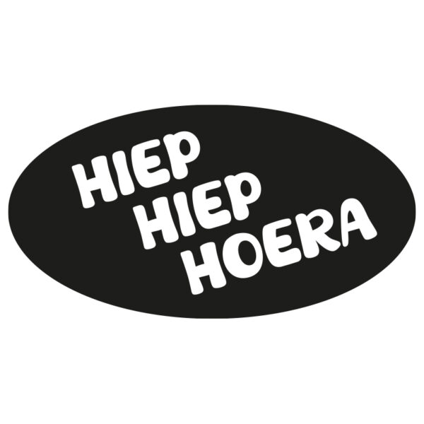 Roos Mooiere Stickers hiep hiep hoera 500stuks