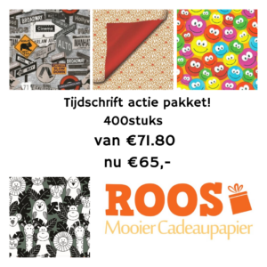 ACTIEPAKKET tijdschriftzakken 400stuks