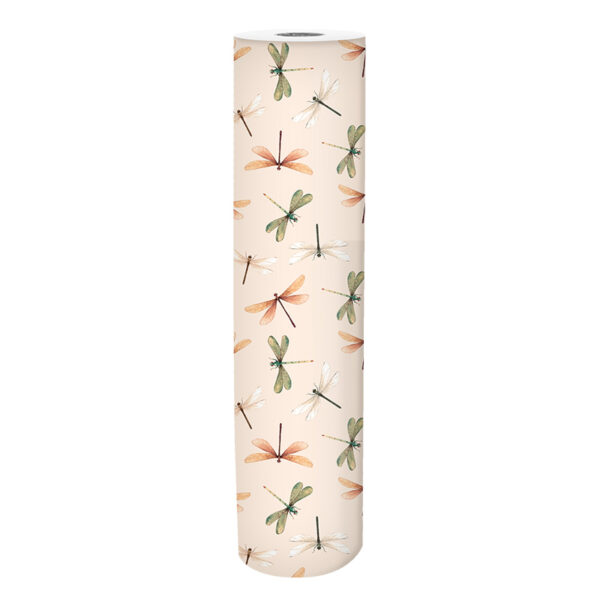Roos Mooier Cadeaupapier  Libelle 50cmx250m - Afbeelding 2