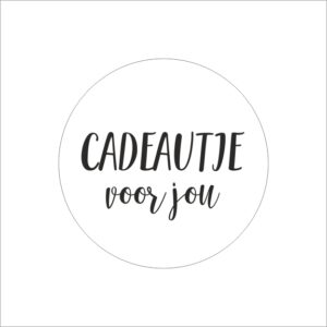 Roos Mooier stickers Cadeautje voor jou  250 stuks