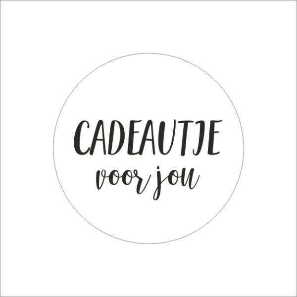 Roos Mooier stickers Cadeautje voor jou  250 stuks