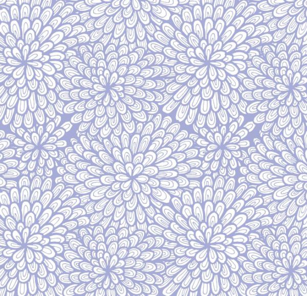 Roos Mooier Cadeaupapier Dahlia´s lila 50cmx200m