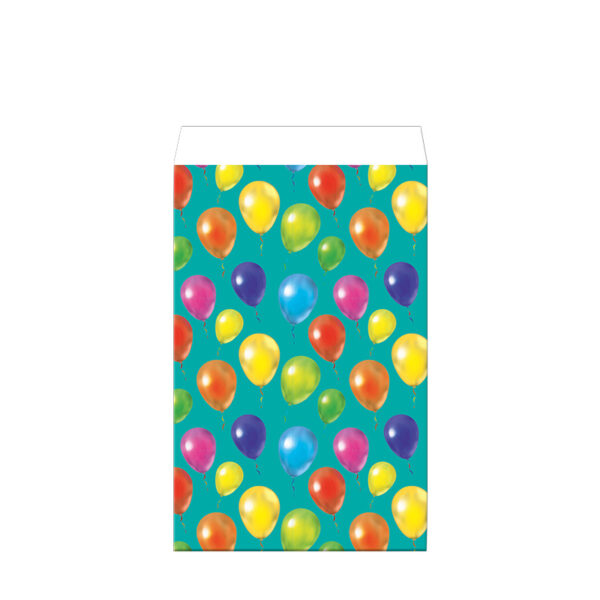 Roos Mooier Cadeauzakje Ballonnen groen 12 x 19 DS a 200 st