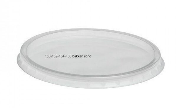 PP Deksels rond voor bakken 0150-0152-0154-156