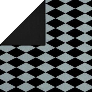 Roos Mooier Cadeaupapier Kraft  Wieber Zwart Duo 30cmx200meter 70gr/m² H