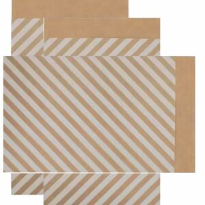 Roos Mooiere Cadeau zakjes Streep 12x19 200 st