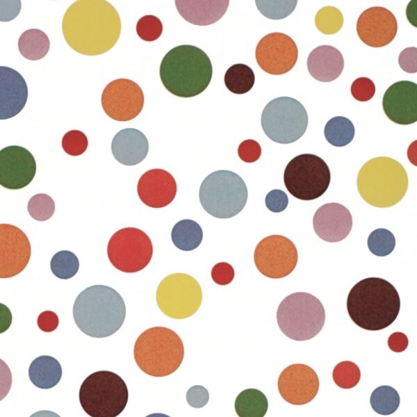 Roos Mooier Cadeaupapier Full Color Summer dots 50cm x 250 mtr 70gr/m² RO