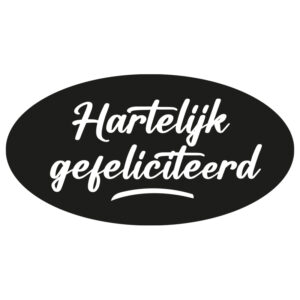 Roos Mooiere Stickers hartelijk gefeliciteerd 500stuks