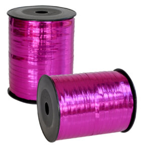 Roos krullint metallic Cerise 5mm x 500mtr
