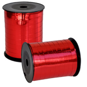 Roos krullint metallic rood 10 mm x 250mtr VH