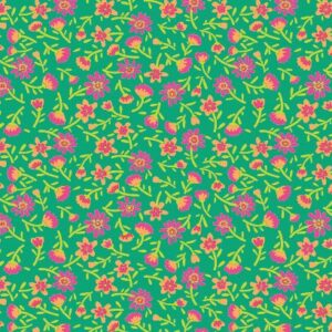 Roos Mooier Cadeaupapier Bloemen groen 50cmx200m