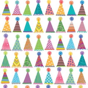 Roos Mooier Cadeaupapier Feestmuts 50cmx200m