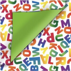 Roos Mooiere Tijdschriftzakken ABC Confetti 25x4x34+4cm 100 stuks