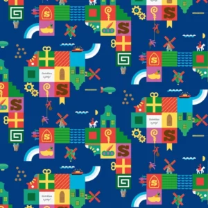ROOS MOOIERE CADEAU ZAKJES SINTERKLAAS  huisje sint 12×19 200 STUKS