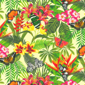 Roos Mooier Cadeaupapier Vlindertuin 50cm x 200mtr 70gr/m² KE807