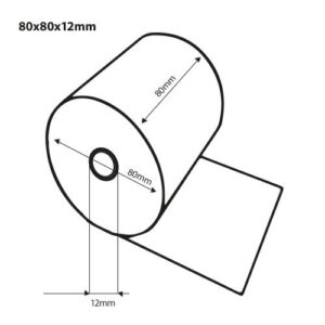 Thermo Kassarollen  80x80x12 (Doos 20 stuks)